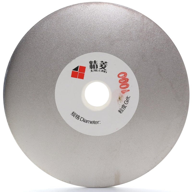 Jingling Diamond Flat Lap Disc Grinding Disk 4" inch 100mm Arbor 5/8 Grit 1000 Fine - Image 1